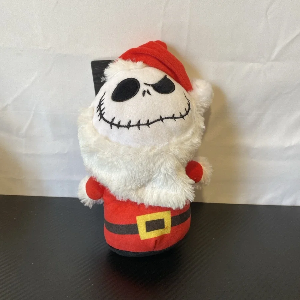 New! NIGHTMARE BEFORE CHRISTMAS SANTA JACK‎ SKELLINGTON PET DOG TOY